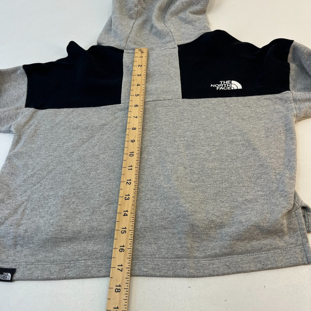 The North Face Women’s Cropped Hoodie in Grey & Black size Small