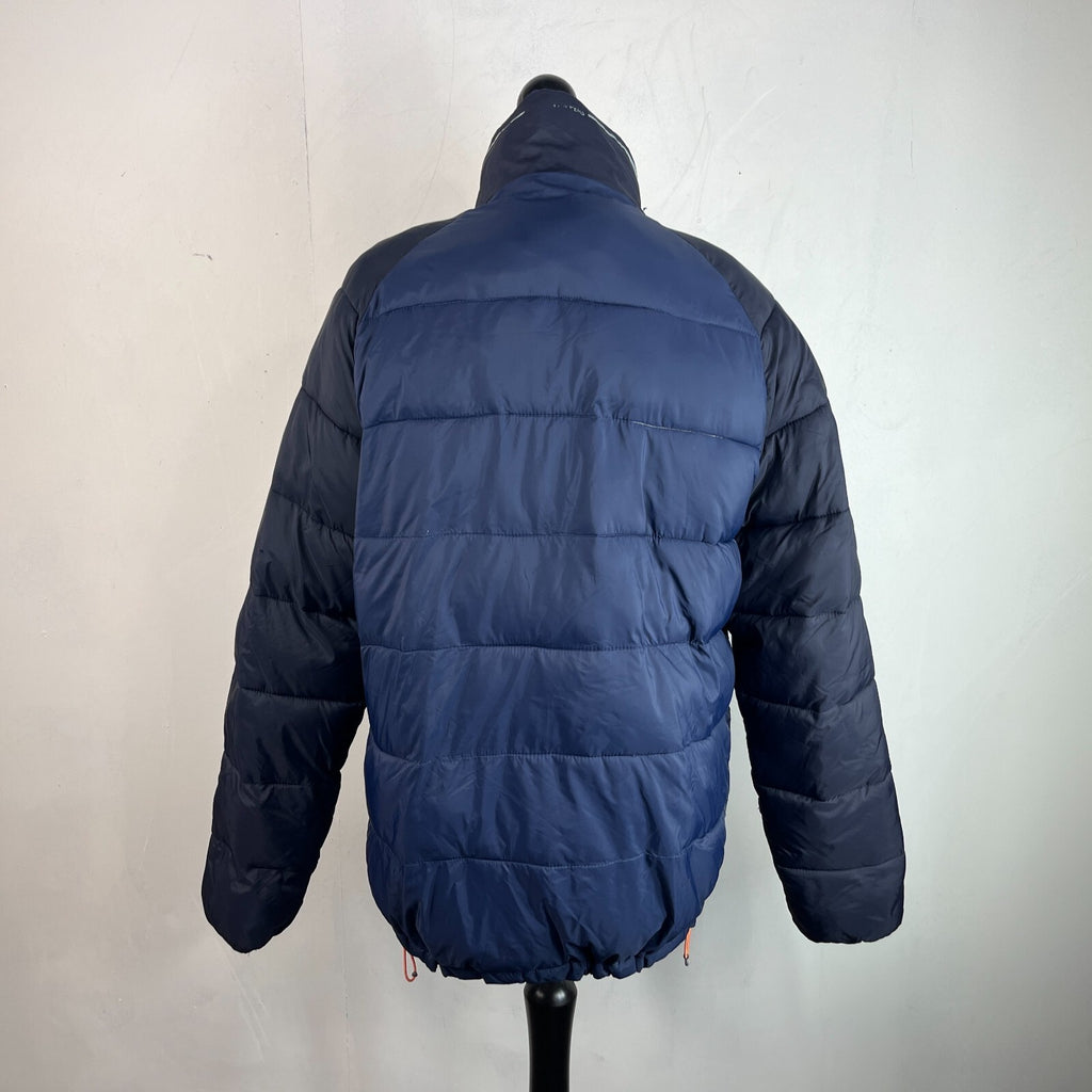 Craghoppers Men's Puffer Jacket Quilted Padded Coat XL Blue & Black Hiking VGC