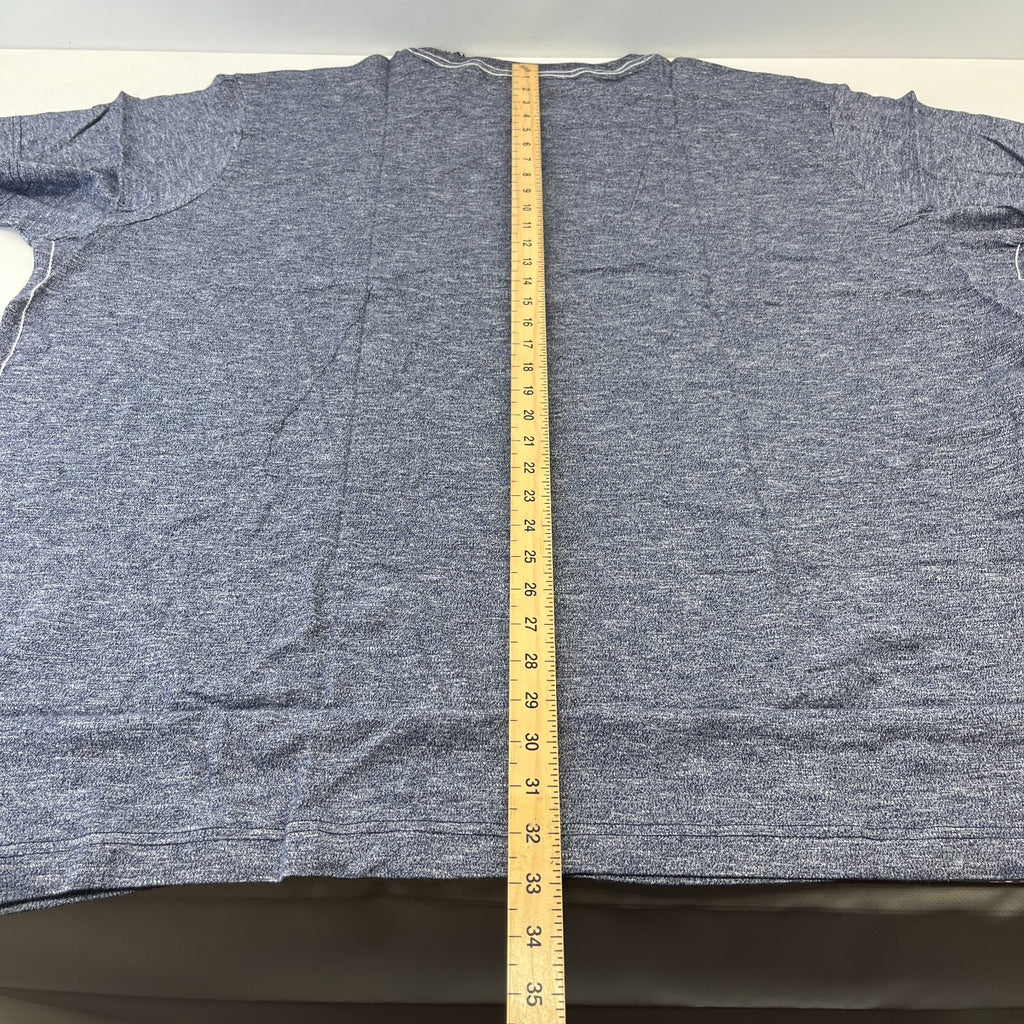 TOG 24 Men's T-Shirt Blue Graphic Print 100% Cotton size 6XL