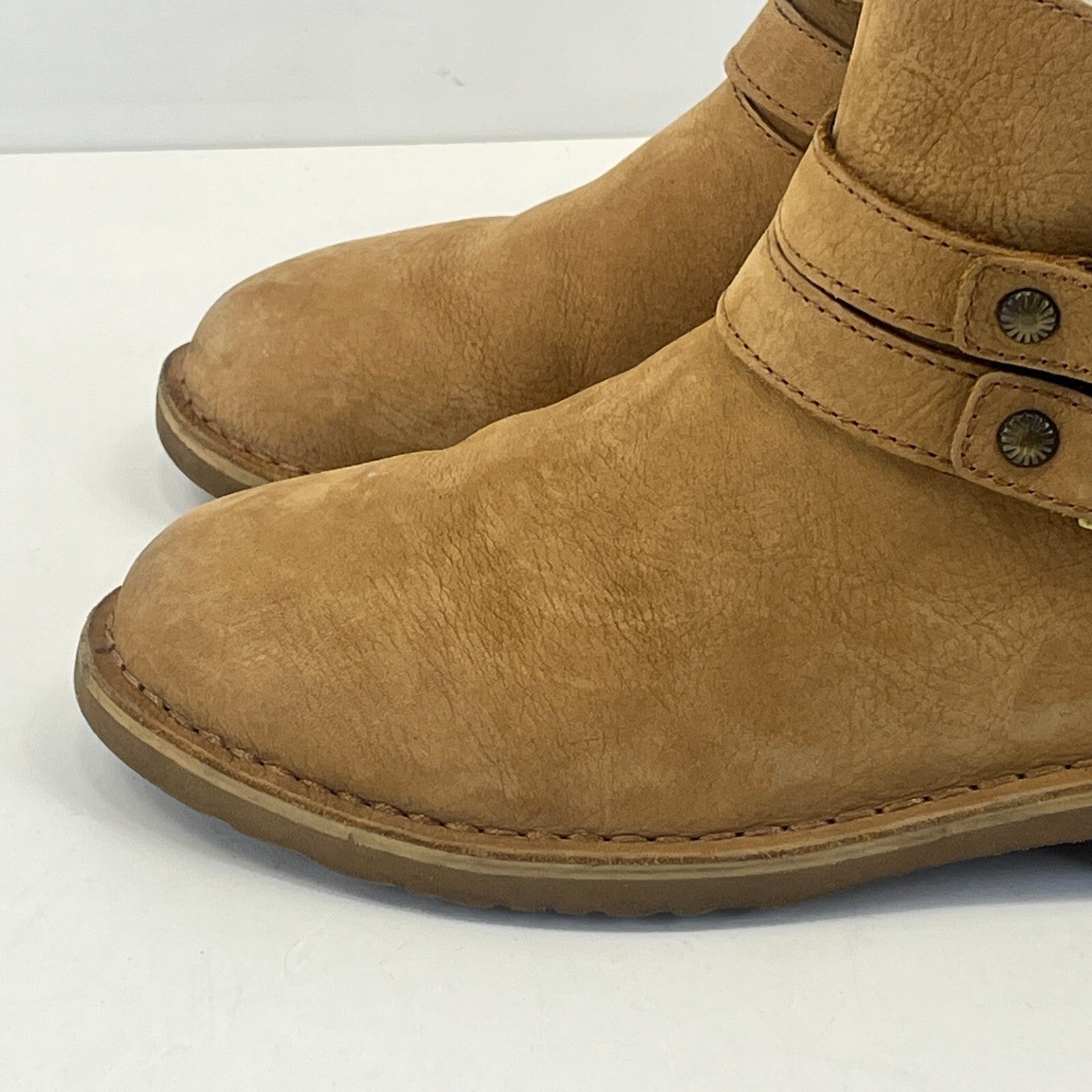 Ugg Aliso Women's Ankle Boots Tan Suede Leather size UK 8 EU 41 Model 1014623