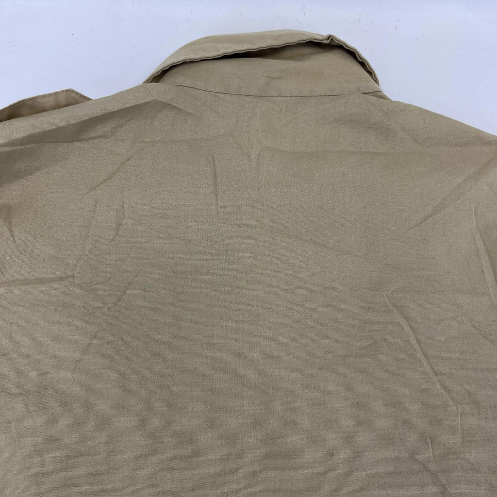 Boy Scouts of America Men's Shirt Long Sleeve in Beige with Badges size Small