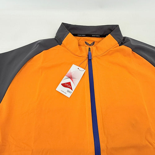 Castore Women’s Soft Shell Training Jacket in Orange & Black size 18