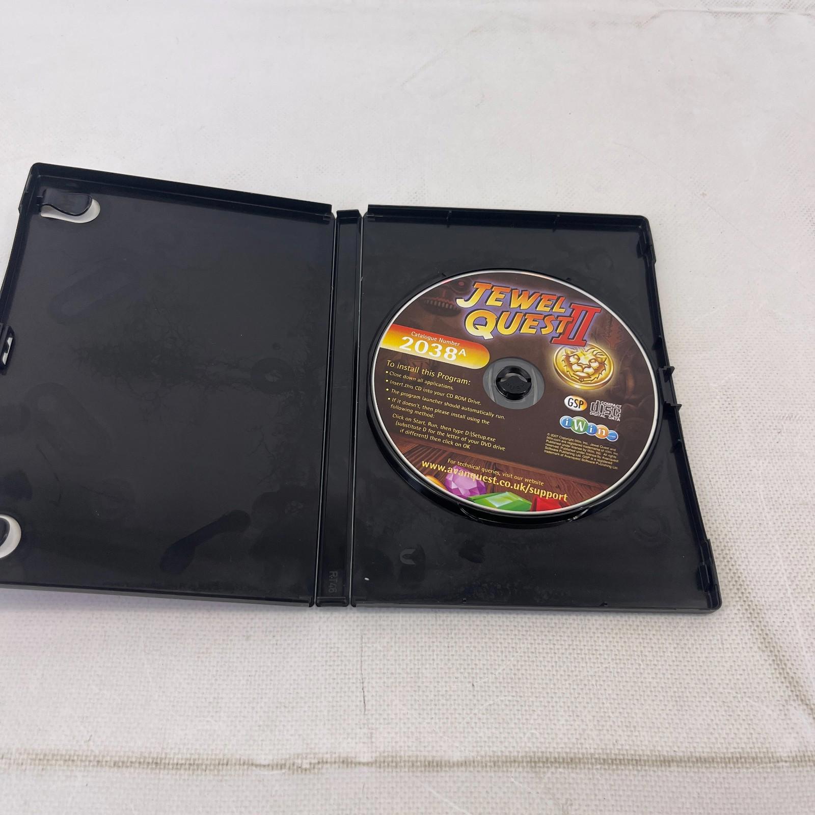 Jewel Quest 2 PC CD-ROM Gem Matching Game II Pegi 3+