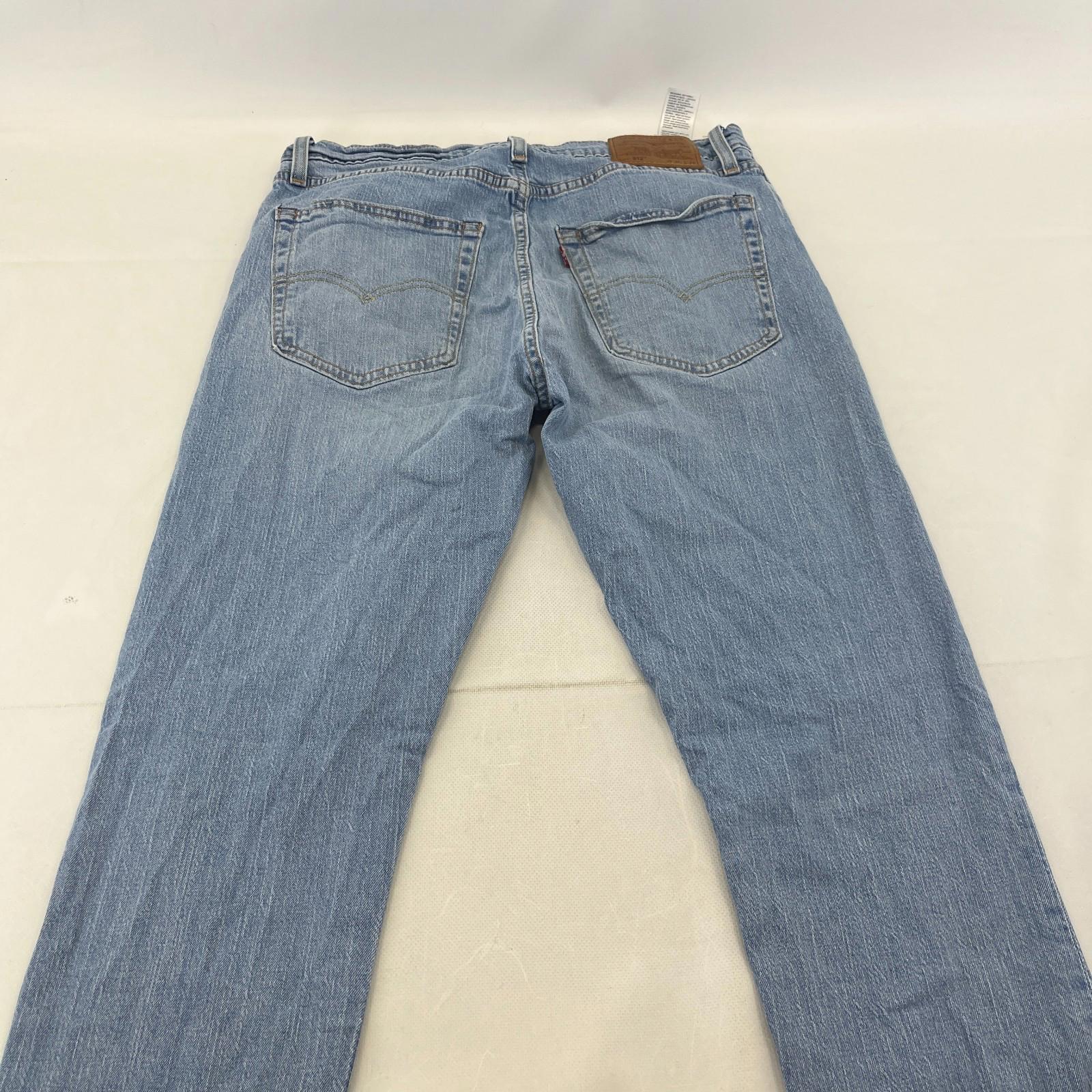 Levi's 512 Jeans Premium Big E Blue Denim Slim Fit W36" L34"