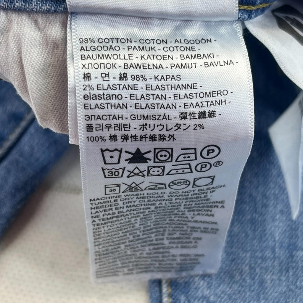 Levi's High Waisted Taper Jeans W26" L27" Levi Strauss Blue Denim