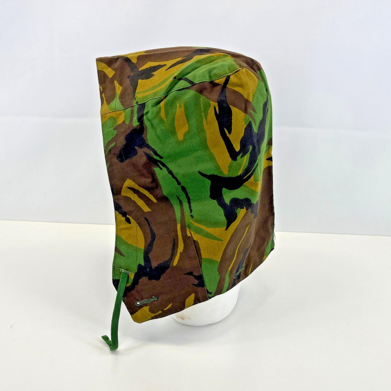 British Military Issue DPM Camouflage Cold Weather Button On Combat Jacket Hood size 1