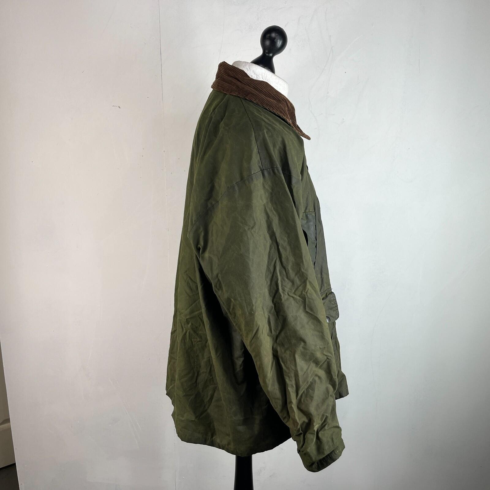 Royal Spencer Mens Wax Hunting/Farming Jacket in Green size Large