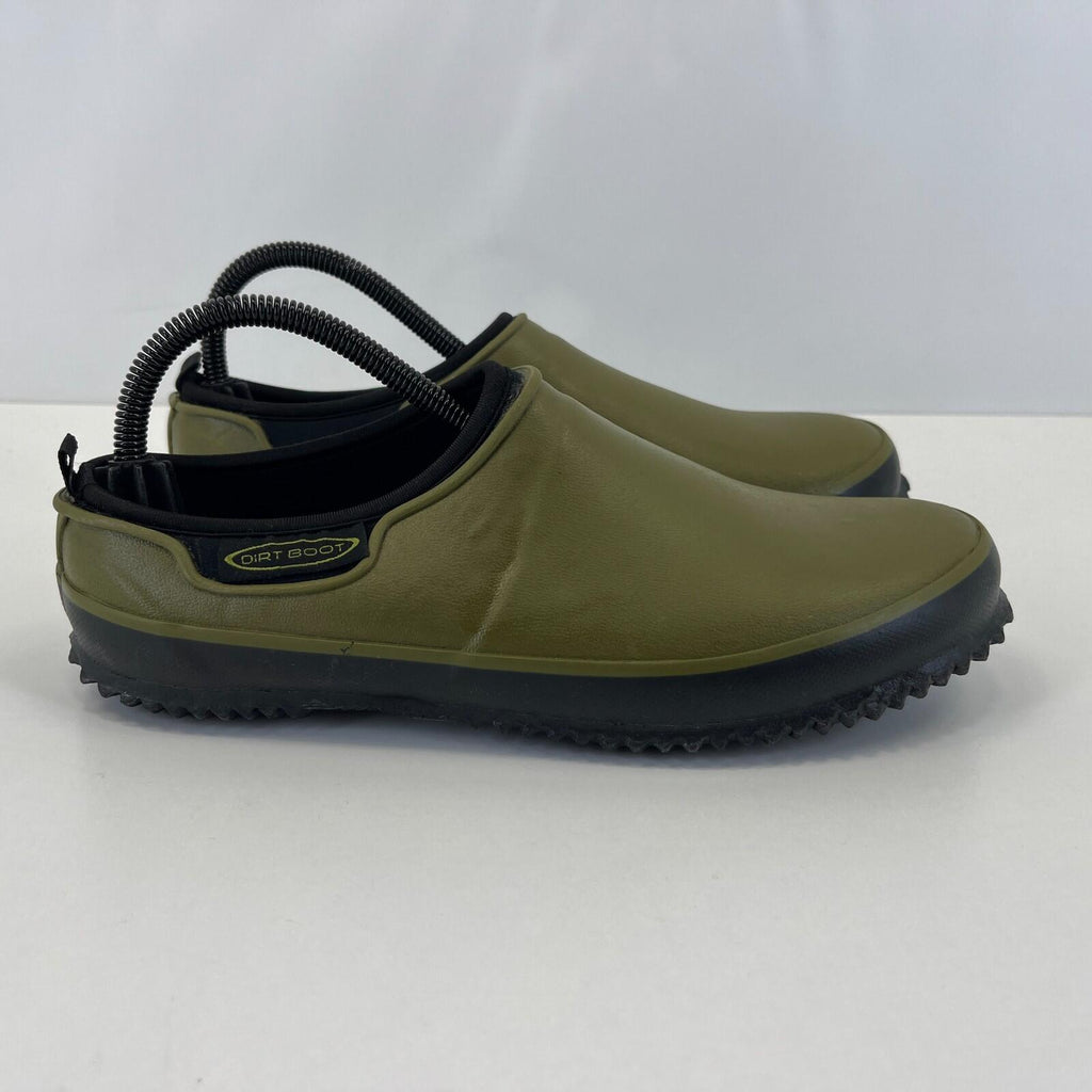 Dirt Boot Neoprene Waterproof Outdoor Garden Muck Shoes Slippers Green UK size 7