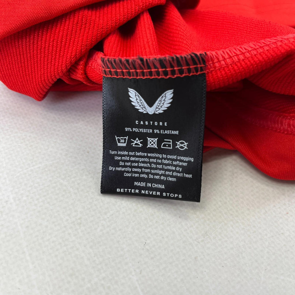 Rangers Castore Match Day Quarter Zip Top Women's size 14 Red - See Details