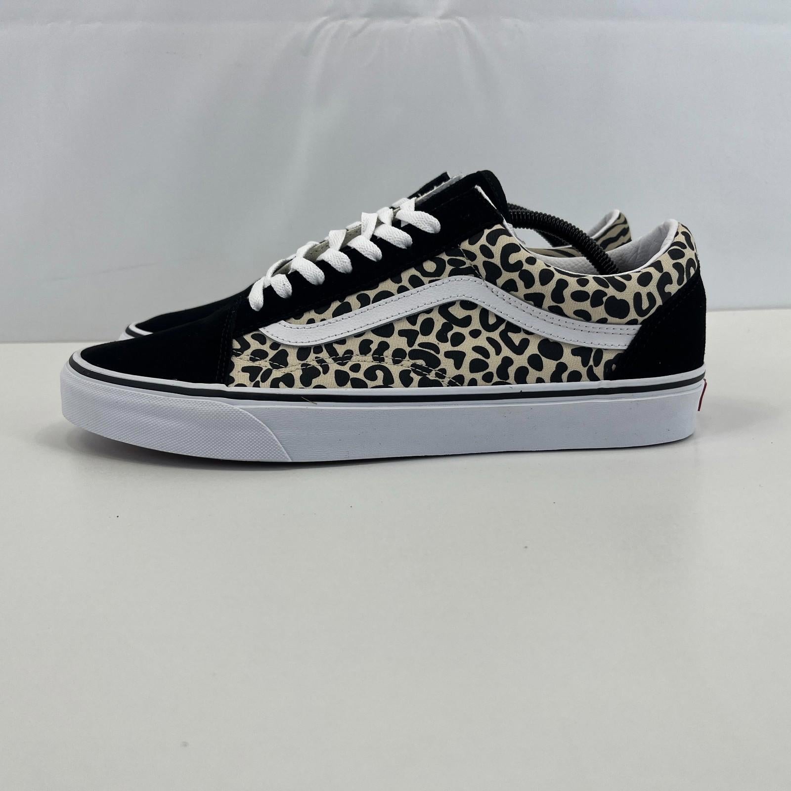 Vans Safari Animal Print Low Top Trainers size UK 10.5 EU 45 - New in Box
