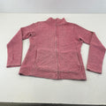 Weird Fish Macaroni Fleece Jacket Women's UK size 8 Full Zip Pink with Pockets