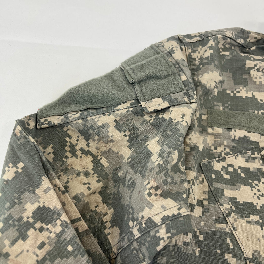 US Army Digital Camo Hot Weather Combat Jacket Ripstop US size Small-Reg - UK M