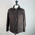 Crane Womens Waxed Cotton Jacket in Brown size Medium
