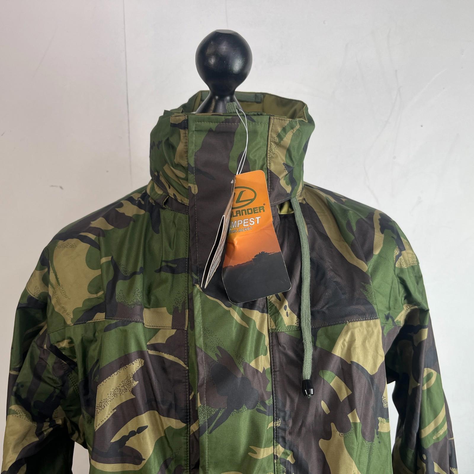 Highlander Tempest Camo Rain Jacket Men's Shooting Hunting Country size XL