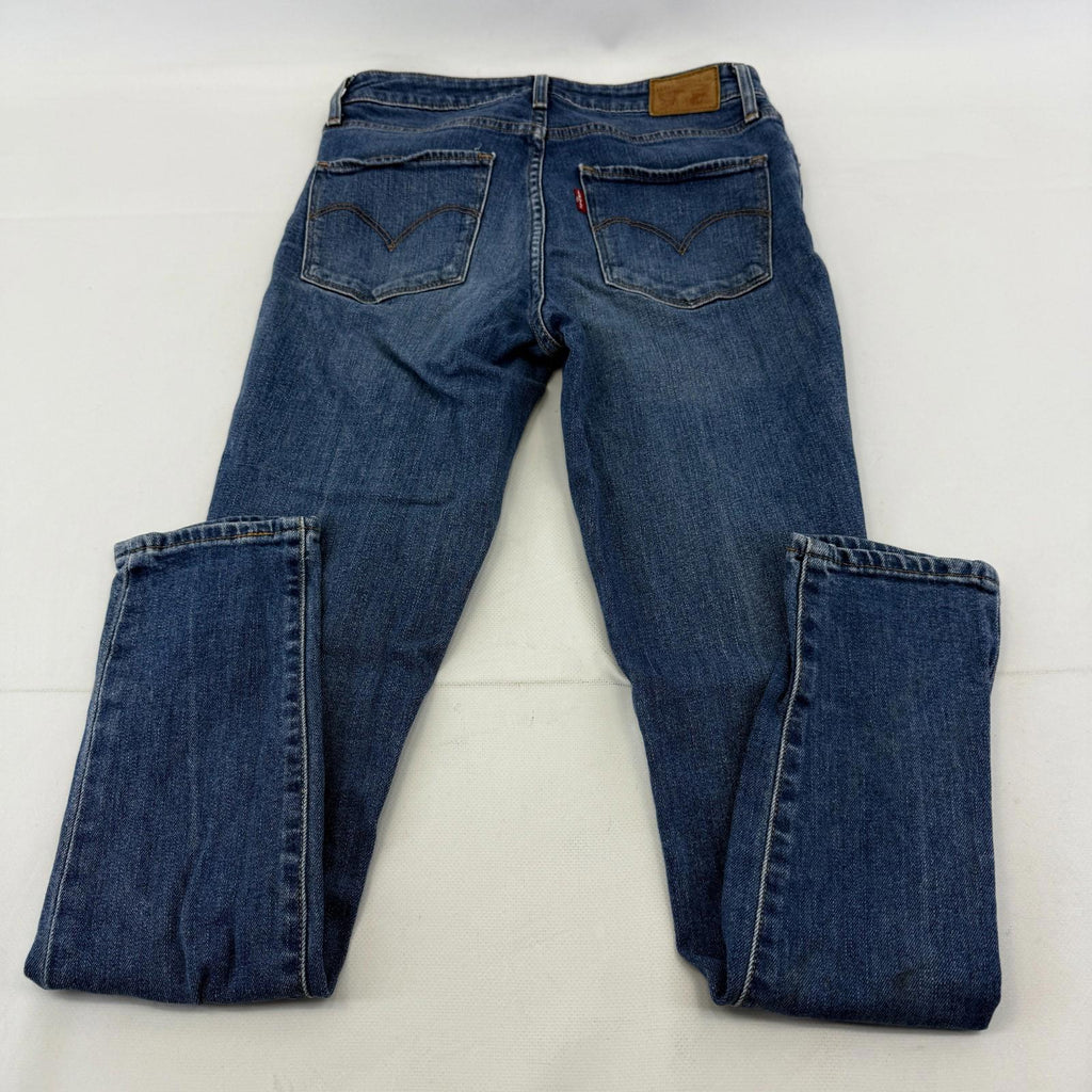Levi's 721 Mid Blue High Rise Skinny Denim Jeans UK Women's W27 L32 Levi Strauss