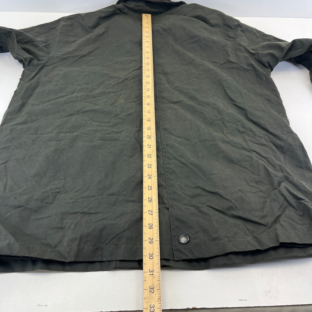 Crane Wax Jacket in Dark Green Waxed Cotton size Large