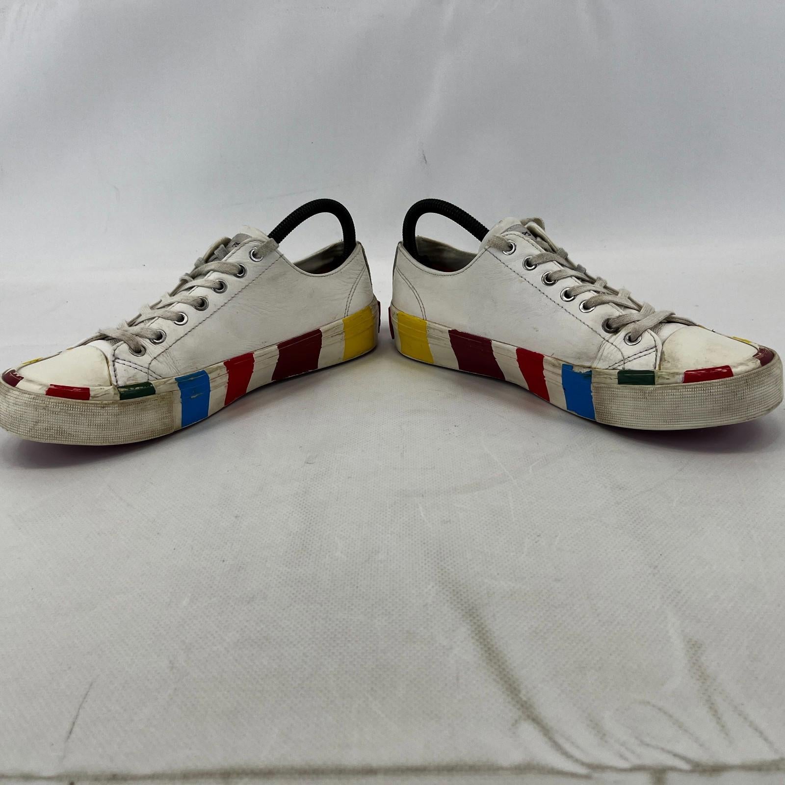 PS Paul Smith White Leather Trainers UK size 6.5 - EU 40