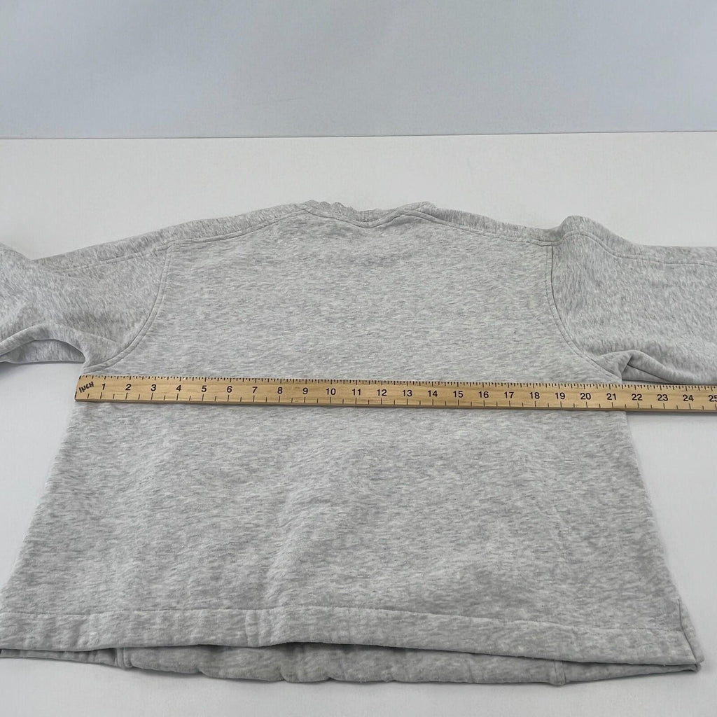 Sweaty Betty Premium Brushed Crew Neck Thick Sweatshirt Light Grey size M/12
