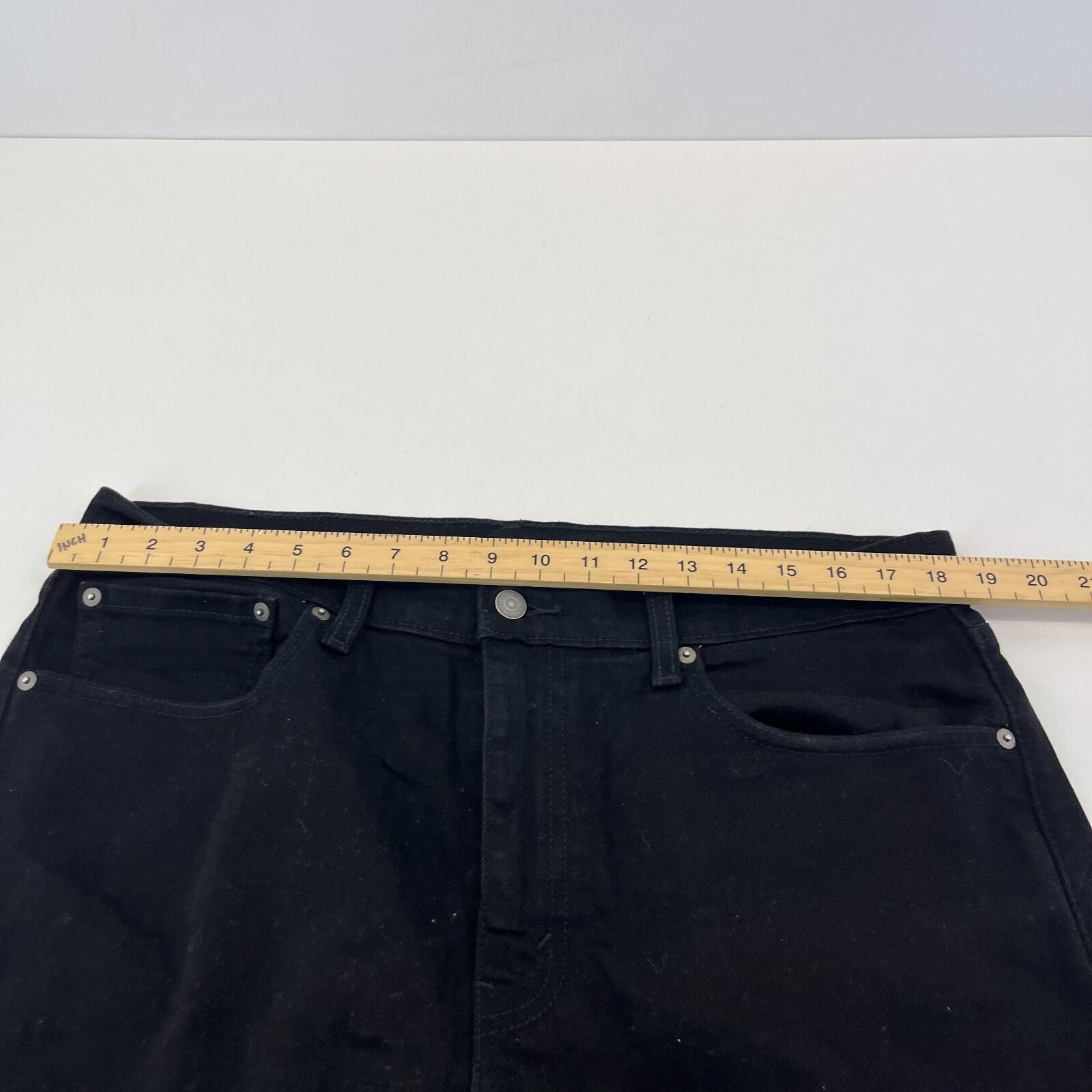 Levi Strauss 512 Jeans Mens Levis W36" Leg 30" Slim Tapered Black