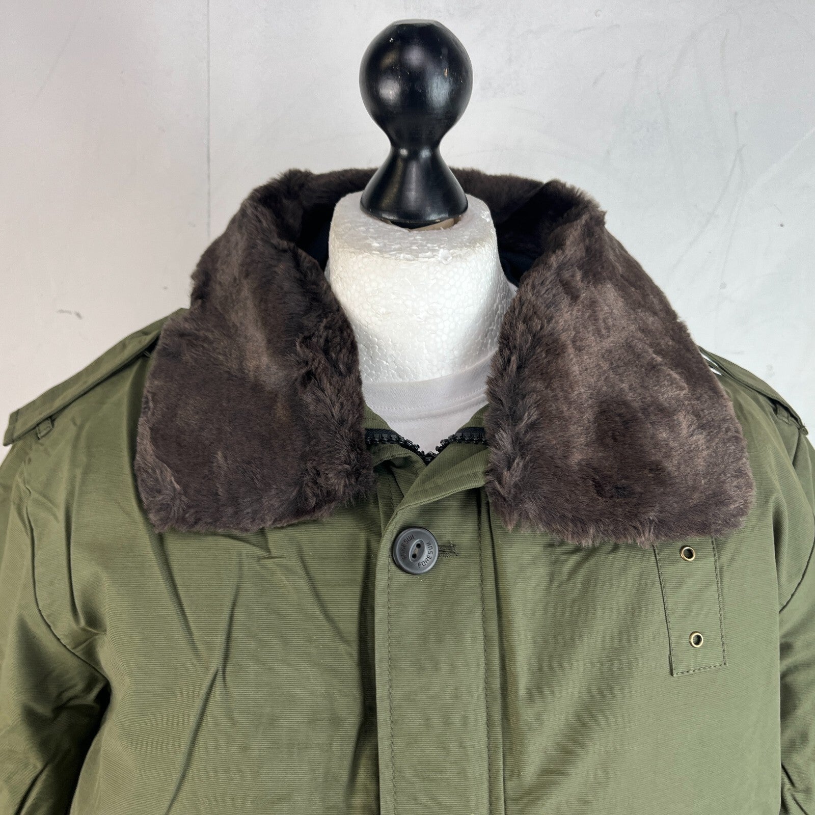 Foresun Professional Military Bomber Jacket w/ Liner & Faux Collar Shooting XL