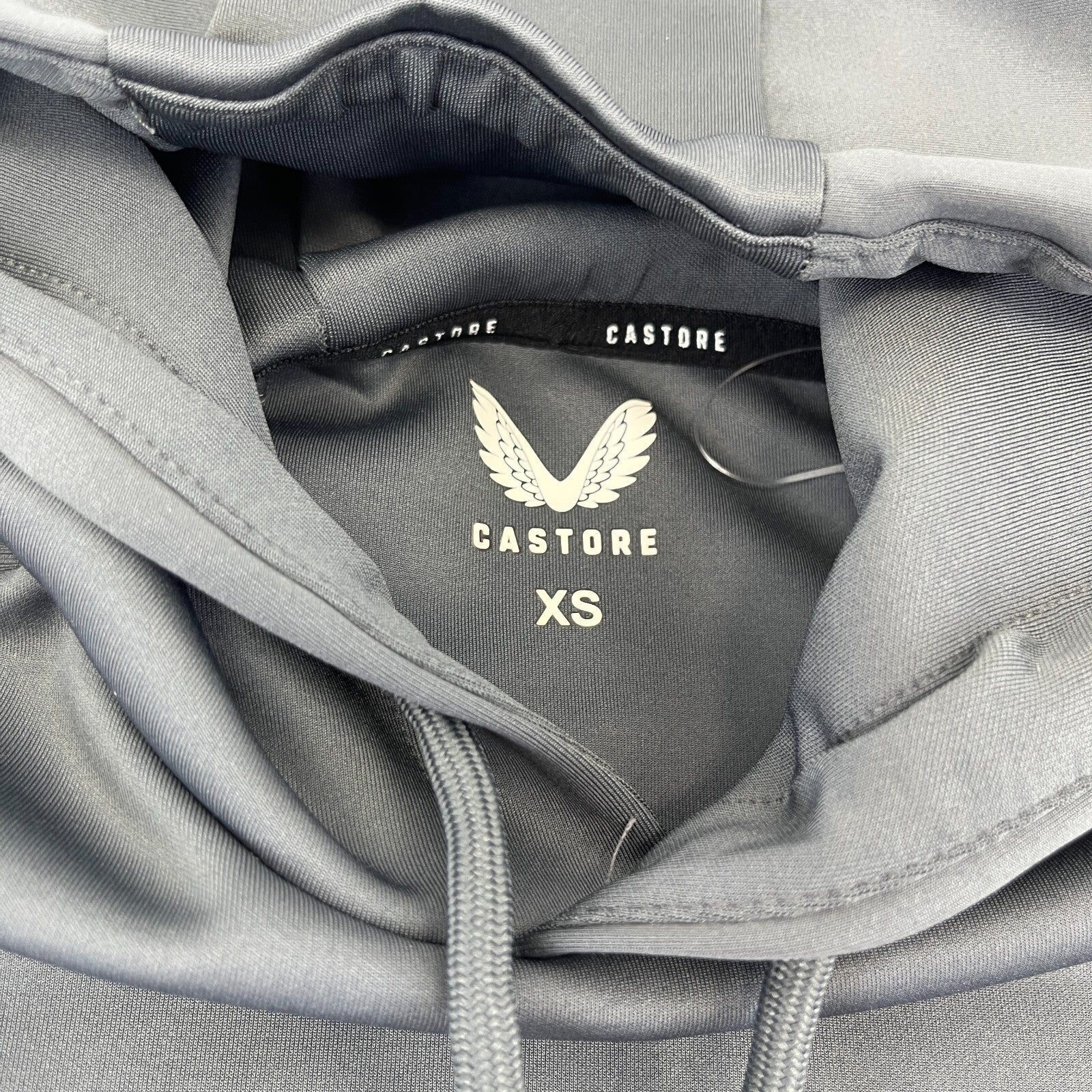 Authentic Castore Glasgow Rangers Travel Hoodie in Grey size XS - New with Tags