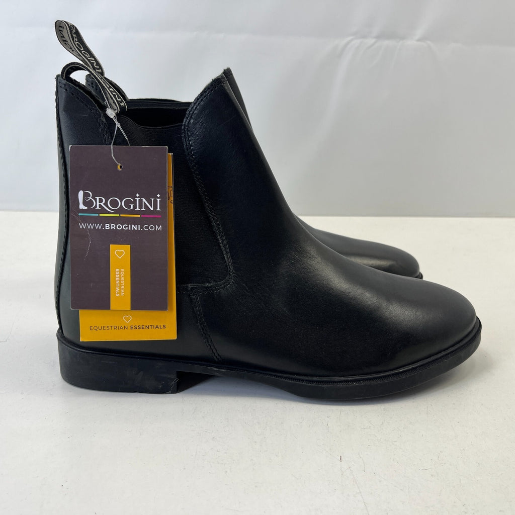 Brogini Men's Jodhpur Black Leather Chelsea Boots size UK 11 - EU 45