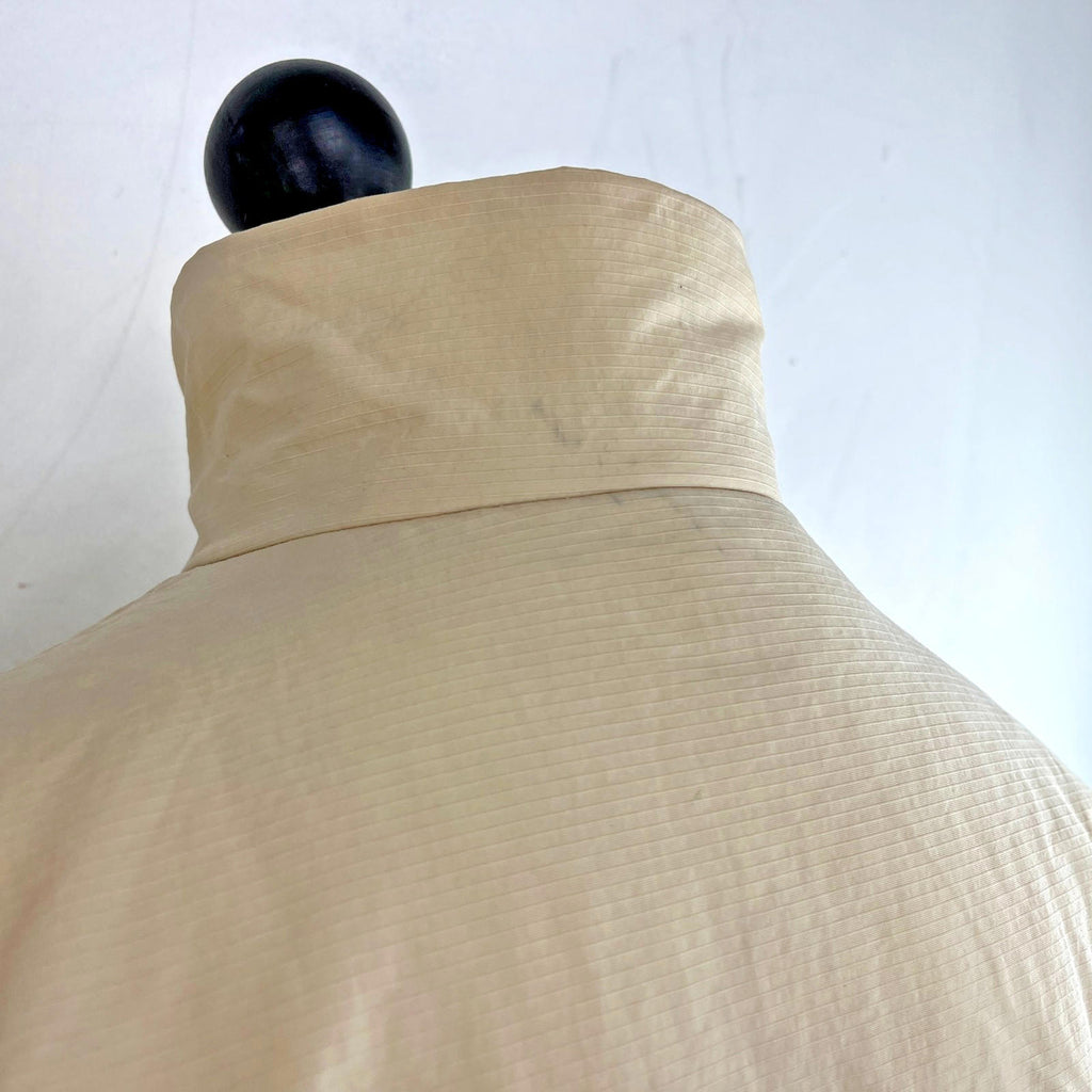 Vintage 90s Adidas Quilted Jacket Coat Y2K Rare Classic Light Yellow size L