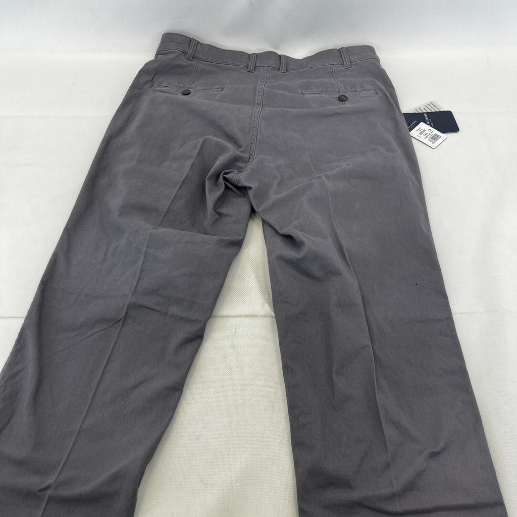 Brook Taverner Denver Chino Trousers in Grey Size 34L Cotton Stretch BNWT