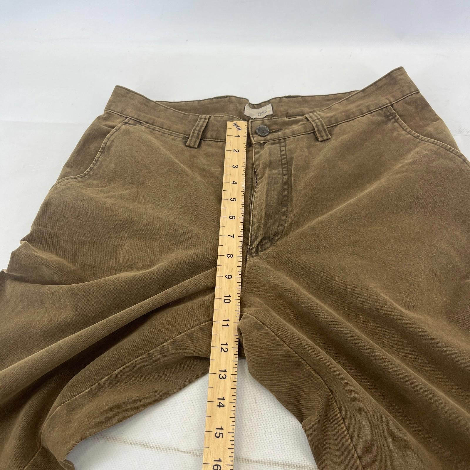 Camel Active Tan Brown Straight Leg Cotton Jeans - Zip Fly W34" L34"