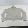 Sweaty Betty Restful Boucle Zip-Through Jacket Lily White size Small