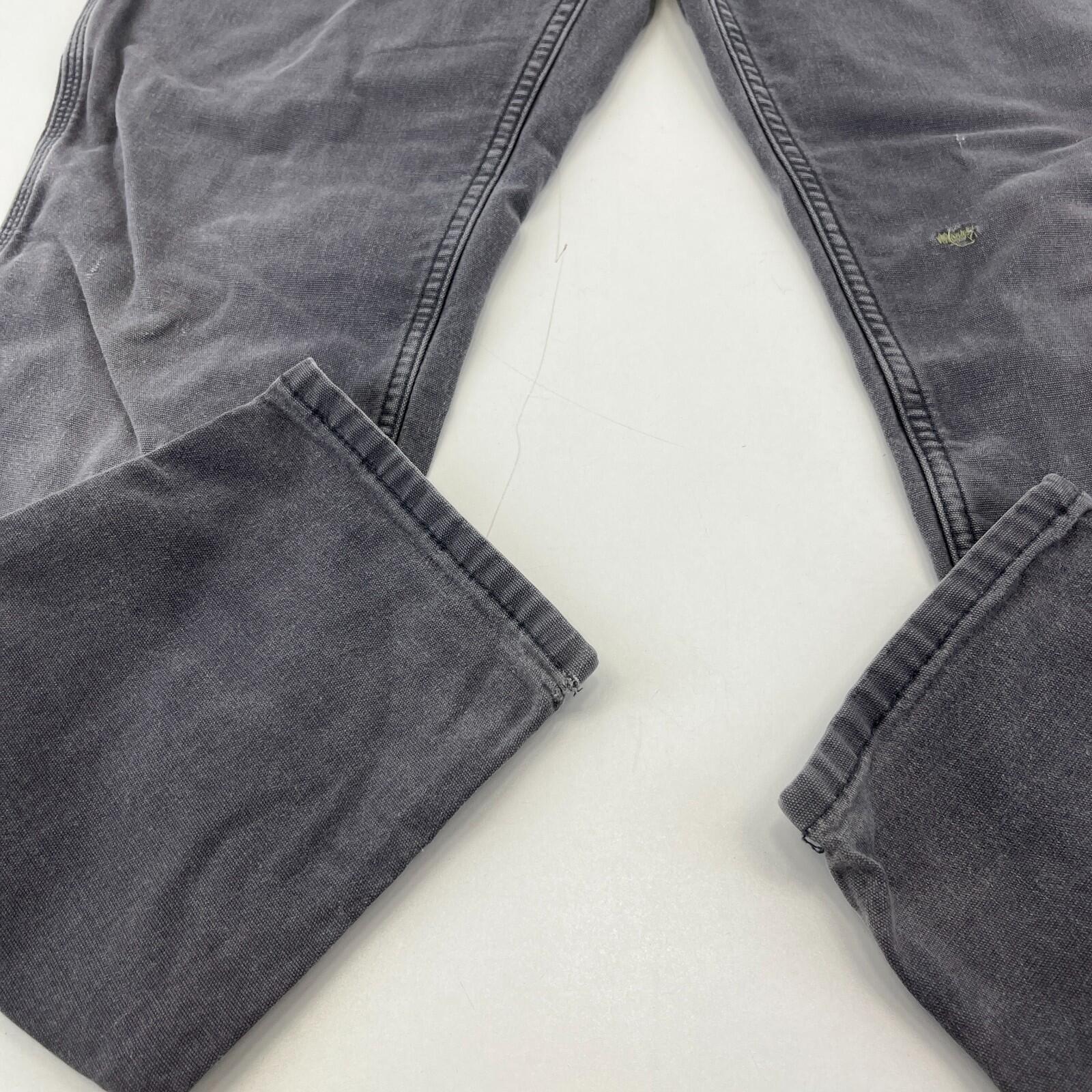 Carhartt Women’s Straight Stretch Workwear Jeans in Grey size 14 - Leg 30"
