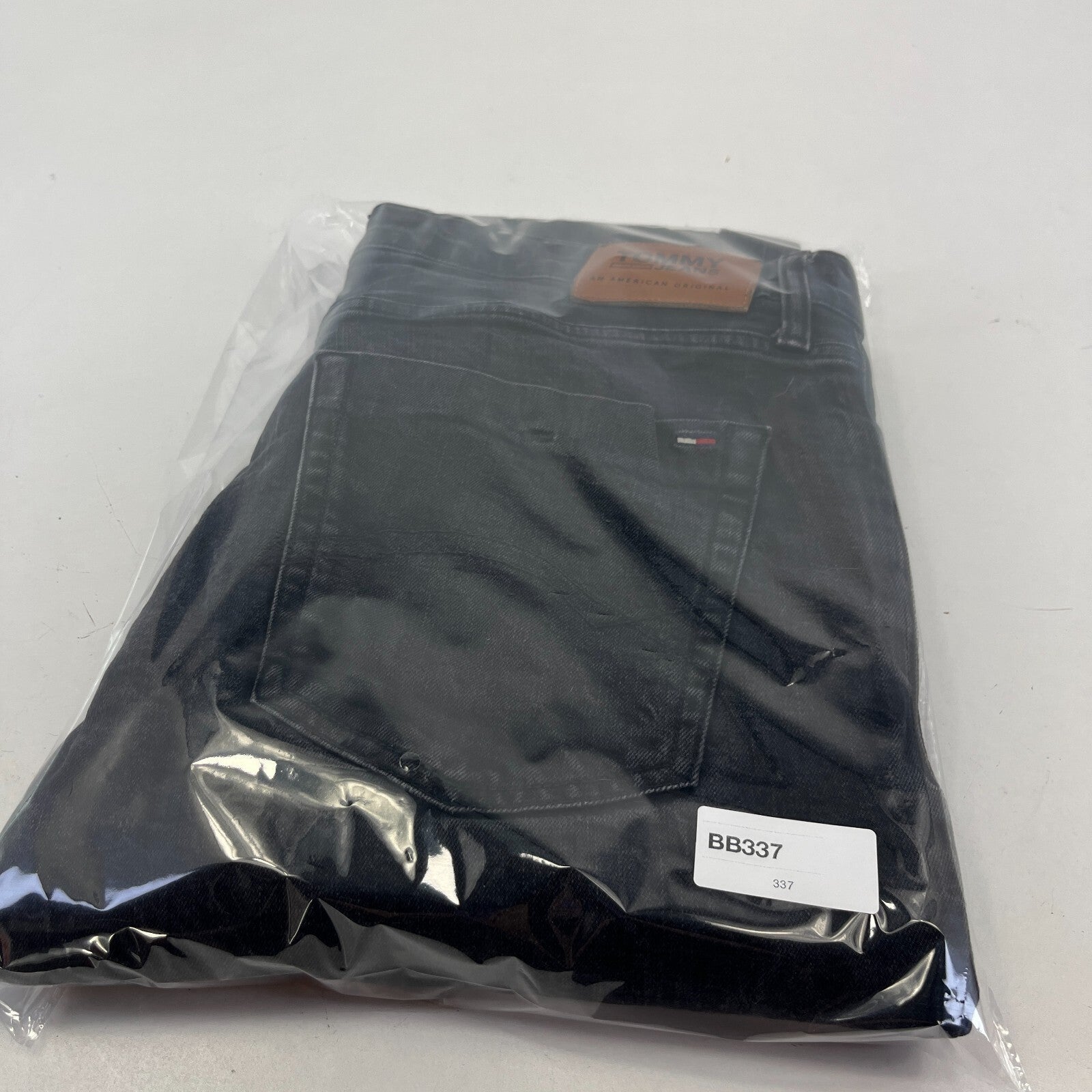 Tommy Hilfiger Scanton Jeans Mens W36" L34" Denim Slim Fit Stretch Black