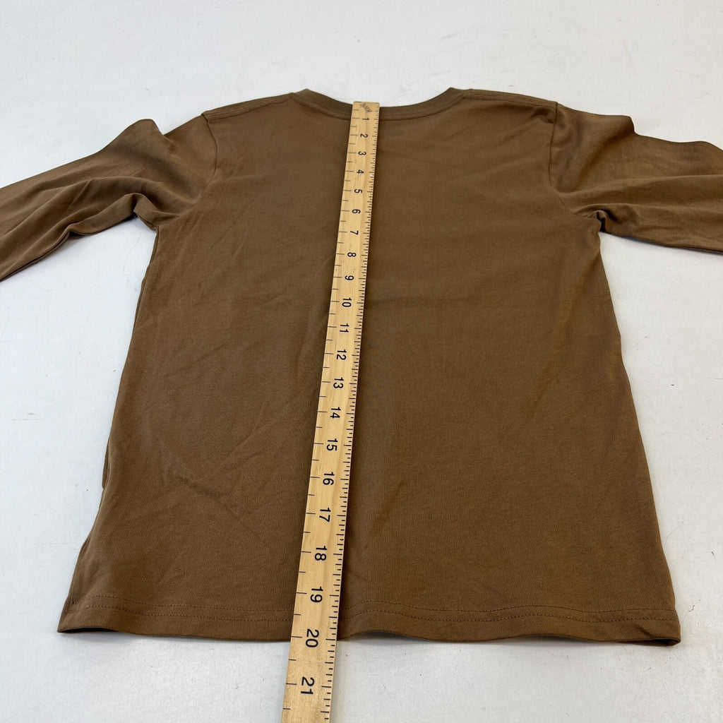 Carhartt Kids Khaki Brown Graphic Print Long Sleeve T-Shirt size 7 years - New
