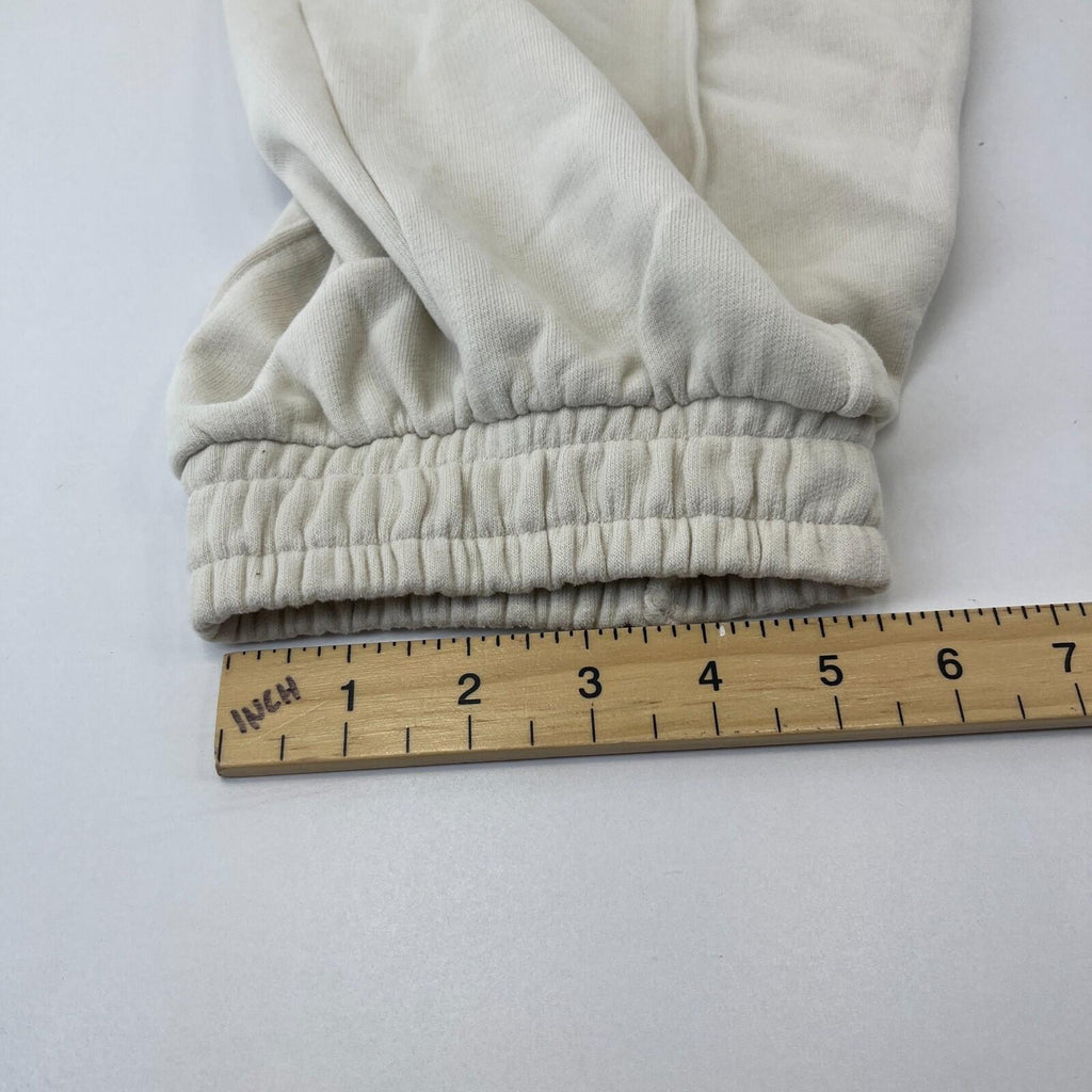 M&S Ladies Goodmove Parachute Joggers Cuffed Trousers Pants Cream UK size 24 New