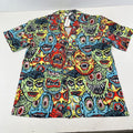 Gloomy Bear AOP Short Sleeve Shirt Horror Monsters Print size L - Sh*te Shirt