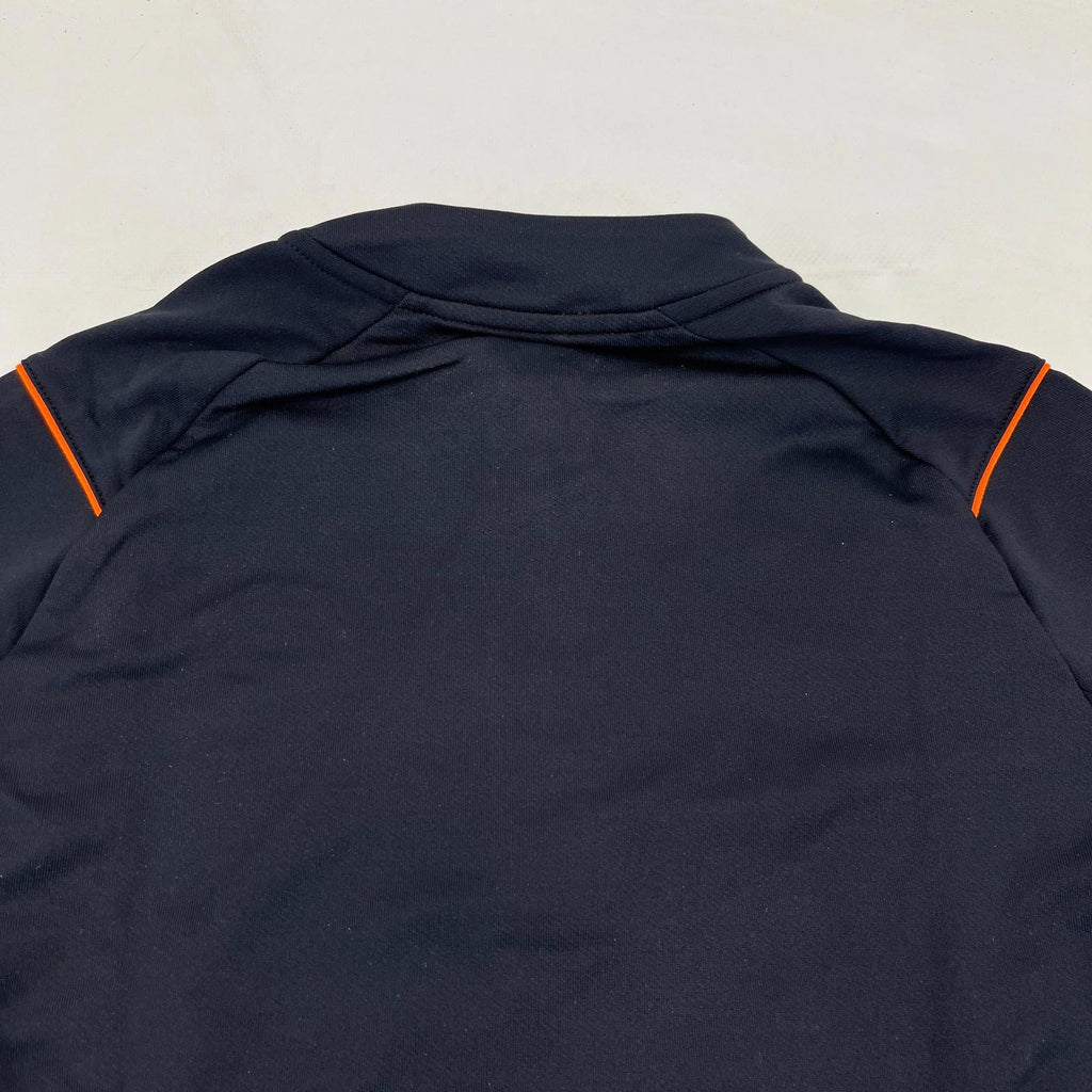 Rangers FC Football Club Kids Matchday 1/4 Zip Shirt Top in Black size Junior M