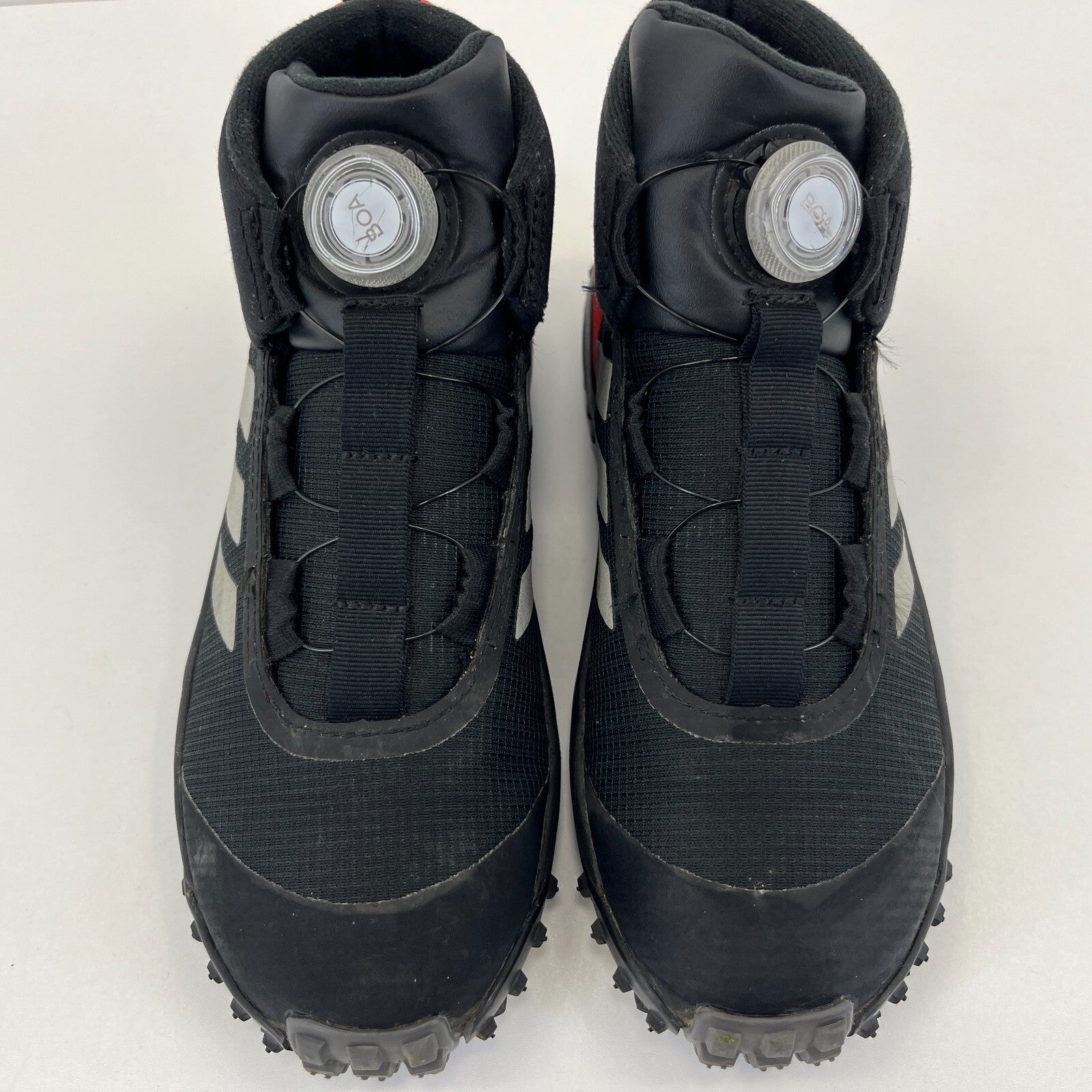 Adidas Fortatrail BOA High Top Trainers in Black & Red UK size 5 / EU 38