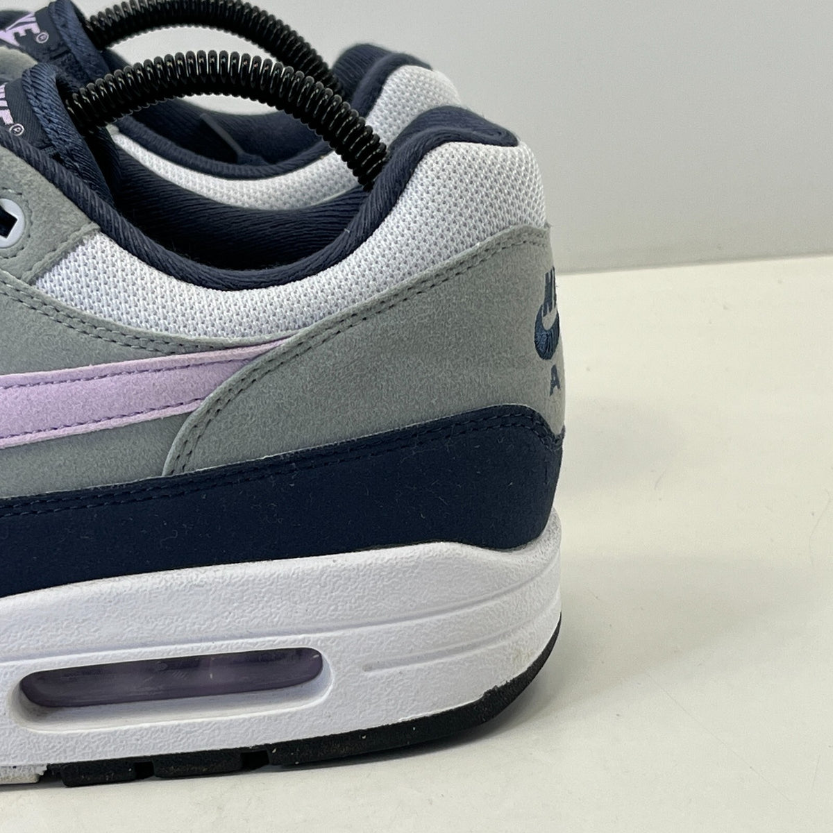 Nike Air Trainers Max Grey Lilac Blue Sneakers Shoes size UK 9