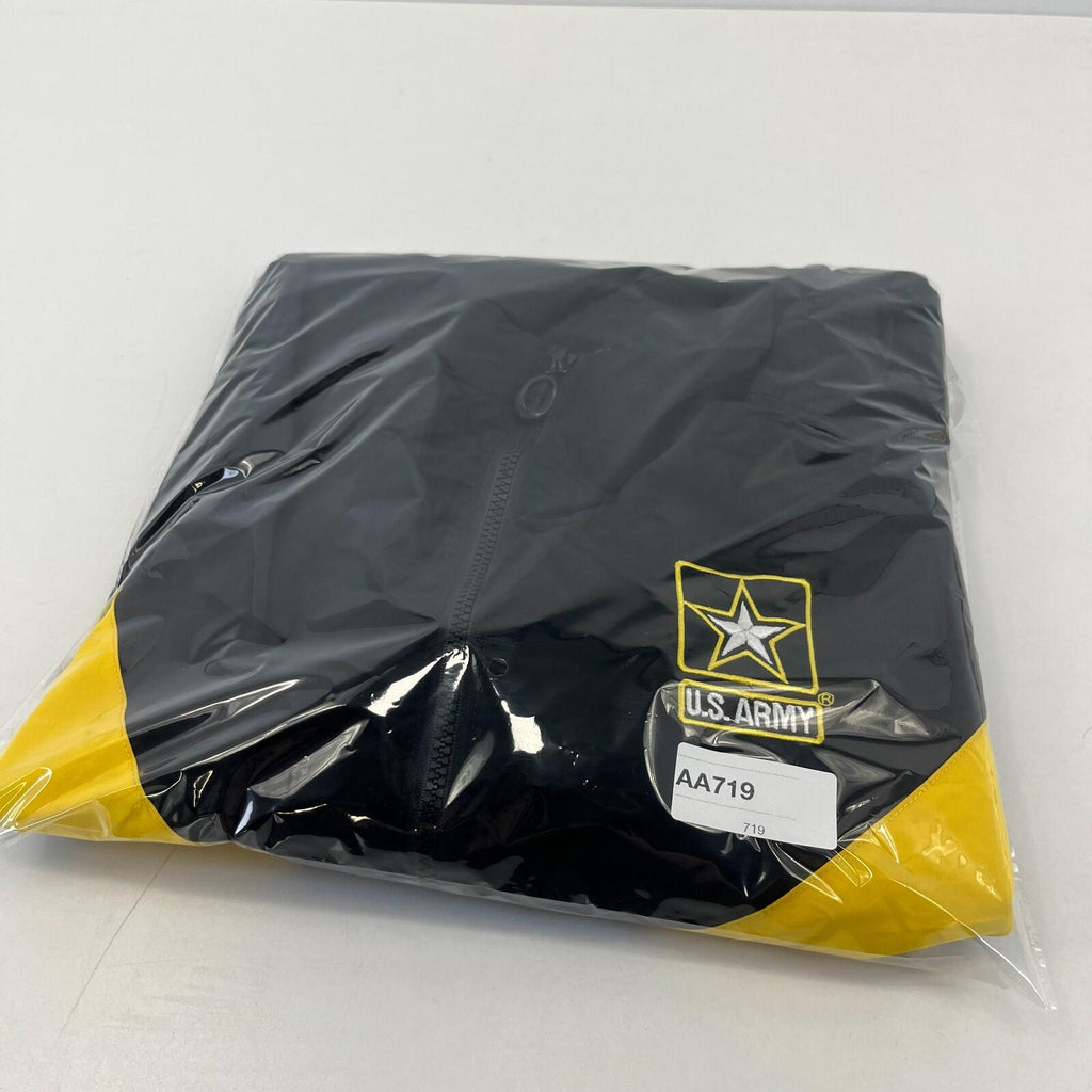 US Army Bomber Jacket in Black & Yellow Windbreaker US size Medium-Short