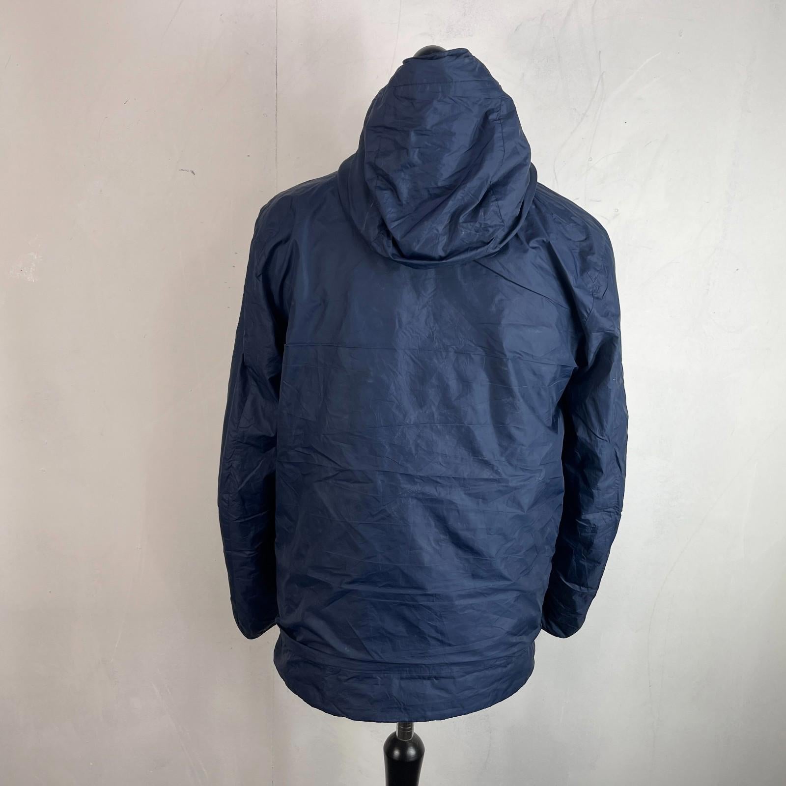 Nike Sportswear Jacket Men's size M Navy Blue Windrunner Windbreaker Hood Lined