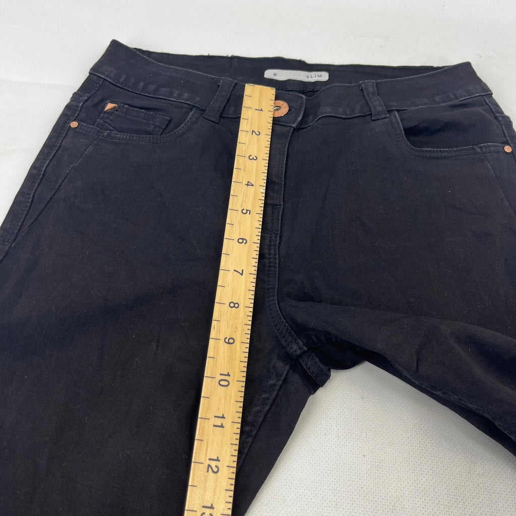 Nutmeg Slim Fit Jeans in Black UK Women's size 8 - NWOT