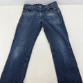 Levi's Mens 511 Slim Jeans W34" L32" Dark Blue Cotton Denim