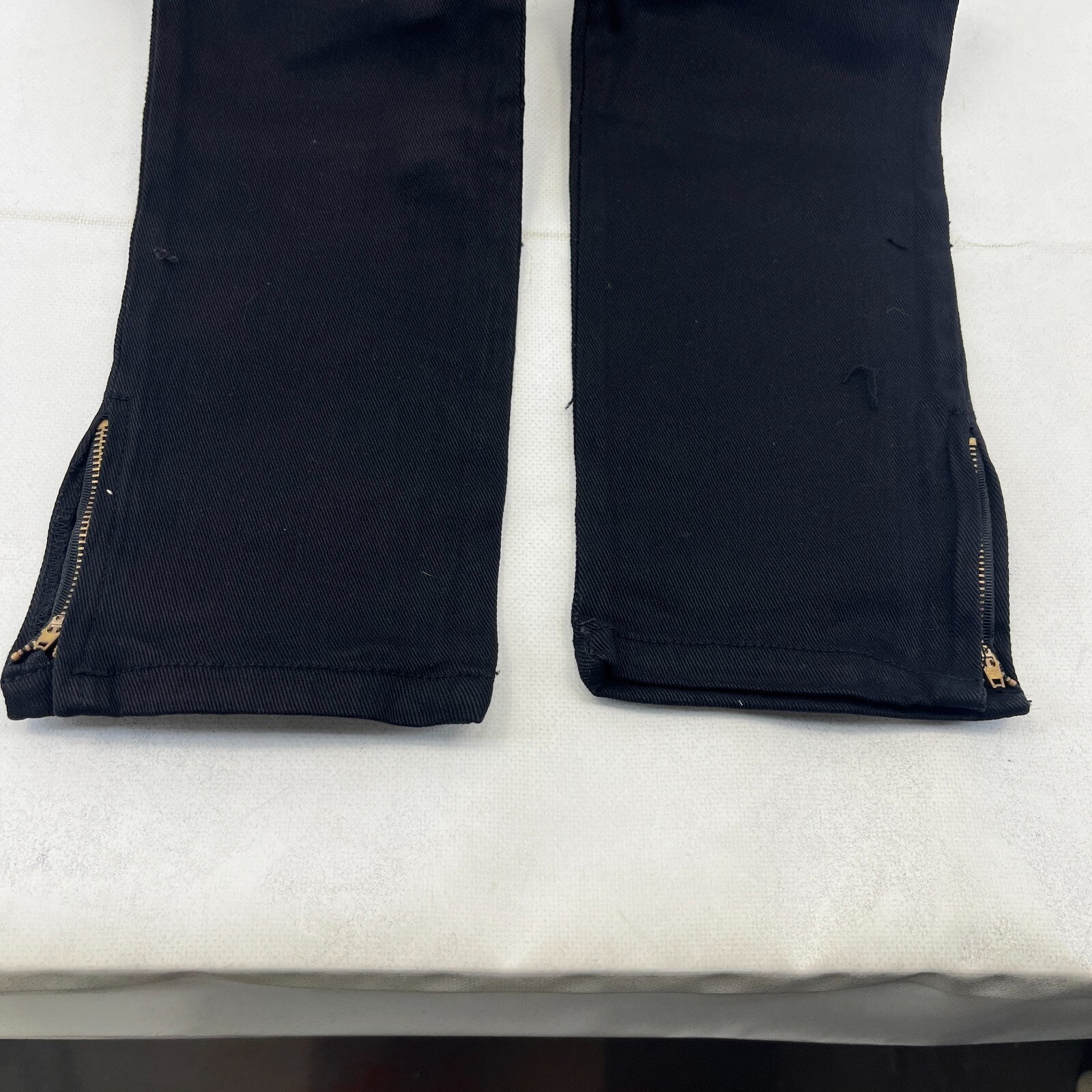 Criminal Damage Drainpipe Jeans Black W25 Skinny Fit Y2K Denim NWT Streetwear