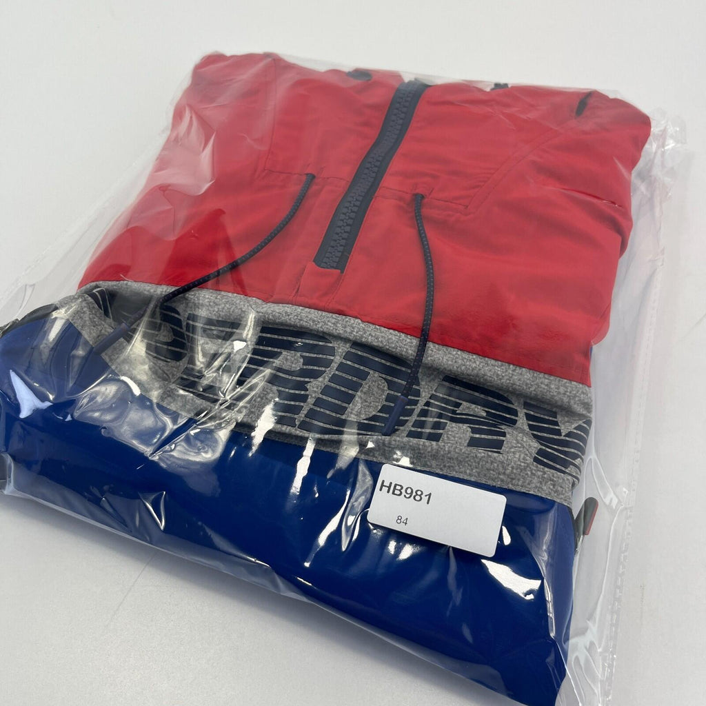 Superdry Overhead Retro 80s Cagoule Jacket with Side Zip Rain Coat size S - New