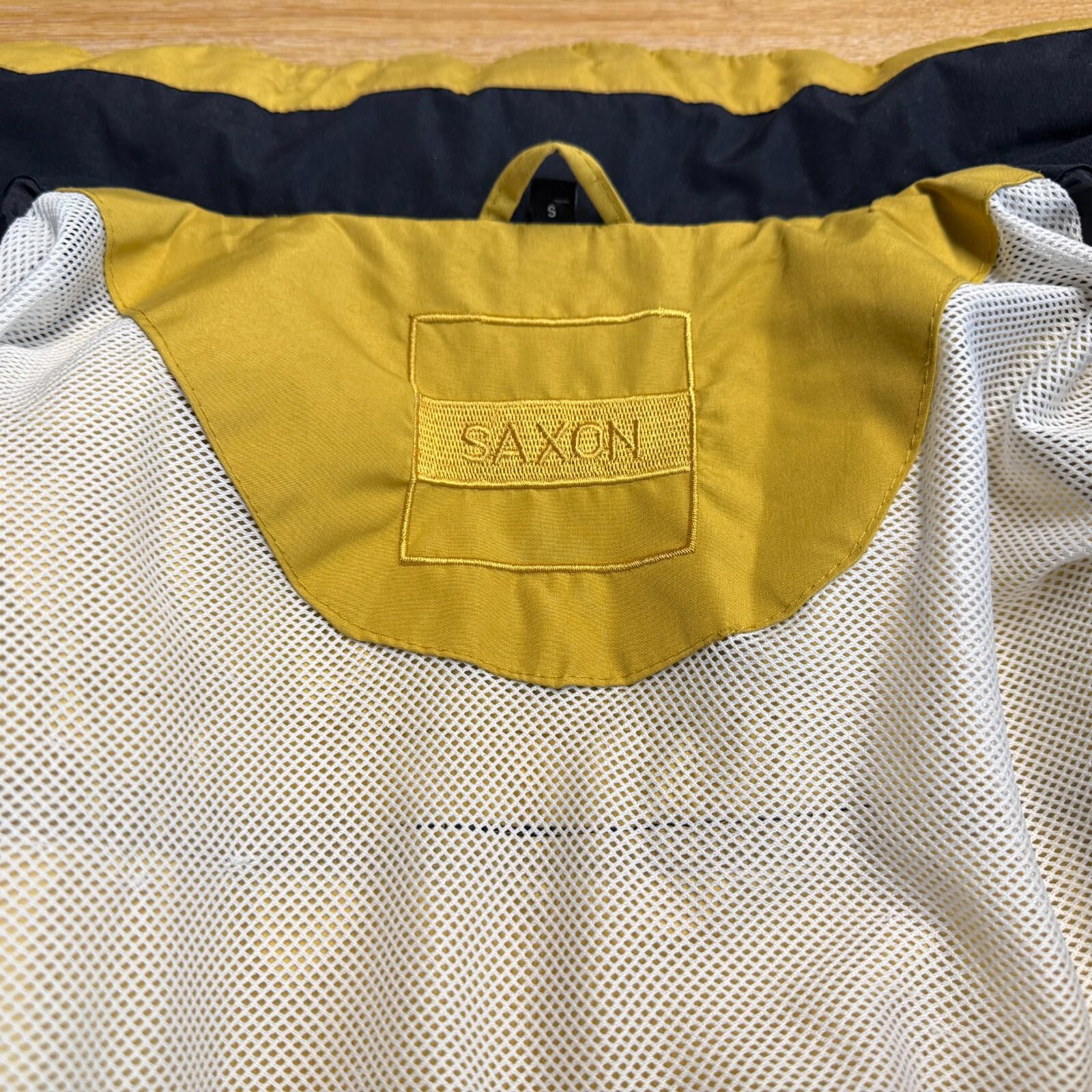 Saxon Hiking Jacket Showerproof Countrywear Premium Mens Mustard Yellow size S