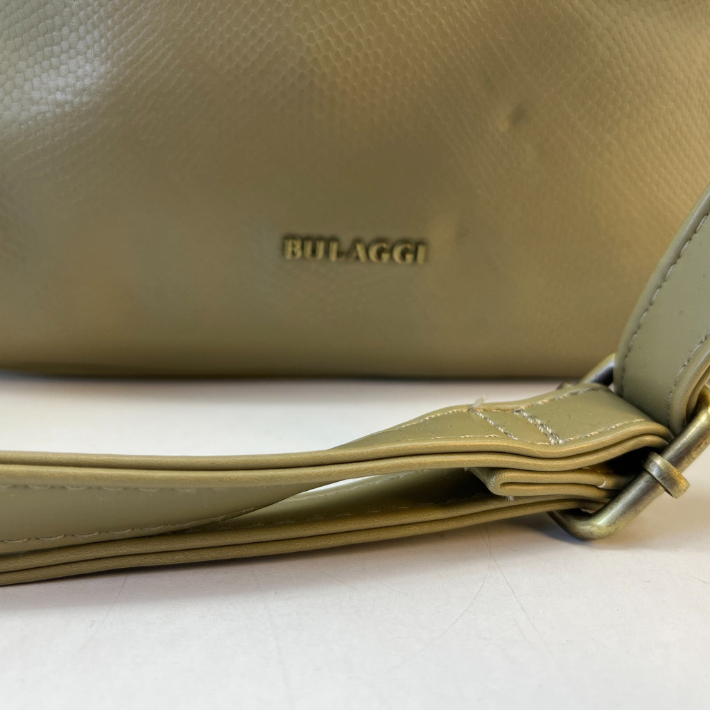 Bulaggi Medium Khaki Green Leather Tote Handbag