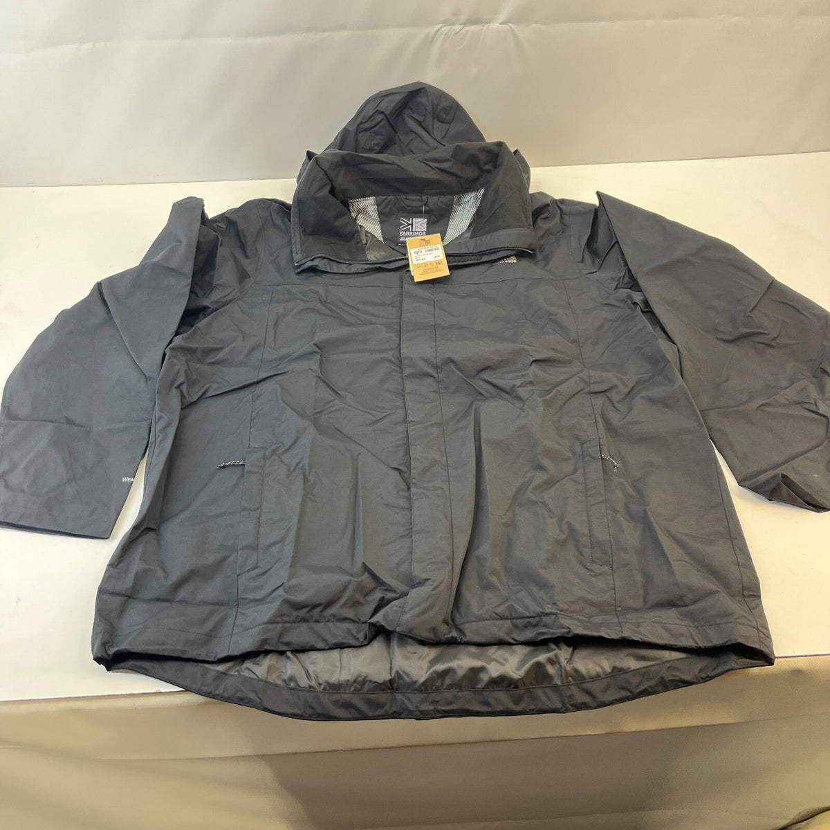 Karrimor Urban Men’s Black Waterproof Hooded Breathable Rain Jacket size 4XL