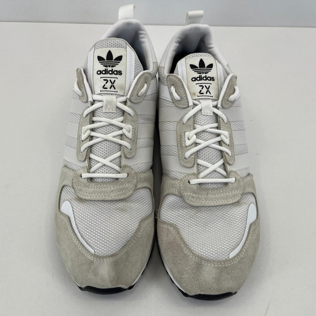 Adidas ZX 700 HD Trainers UK Men's size 12 White Mesh Running Shoes Gym Casual