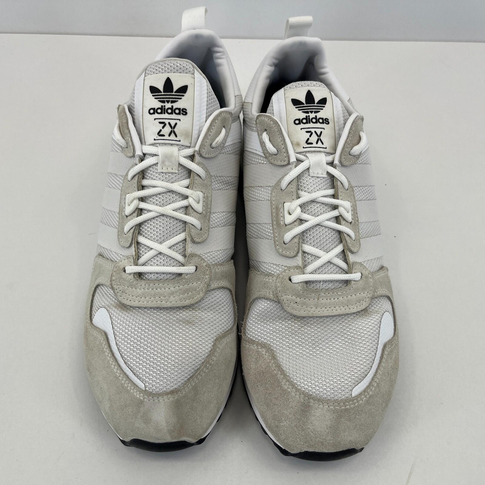 Adidas ZX 700 HD Trainers UK Men's size 12 White Mesh Running Shoes Gym Casual