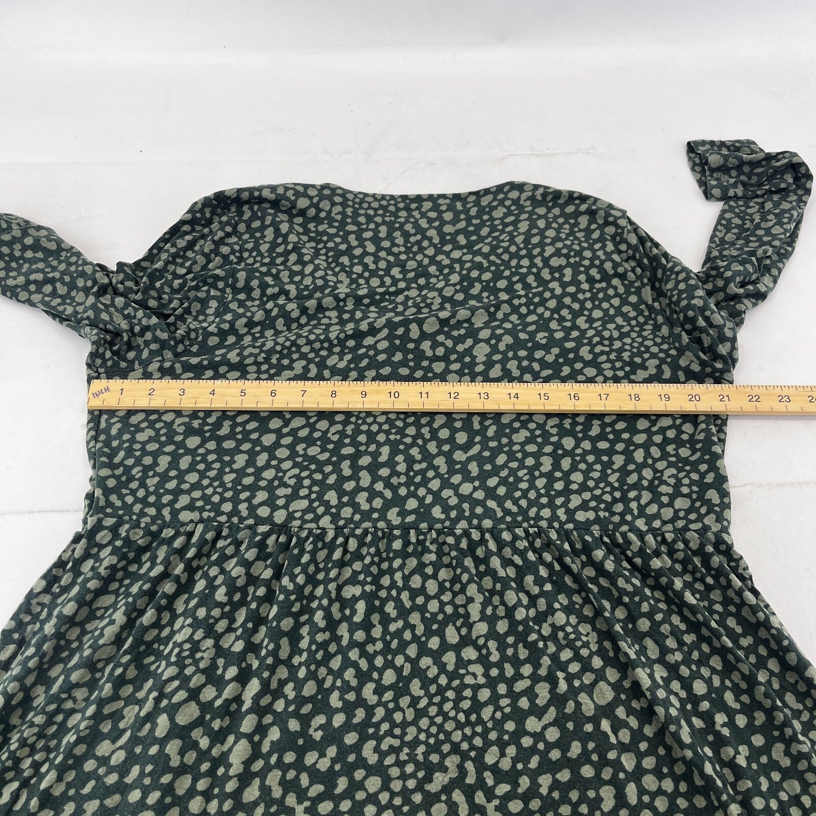Joules Annalise Skater Dress UK size 18 Dark Green Jersey Fit & Flare Comfy